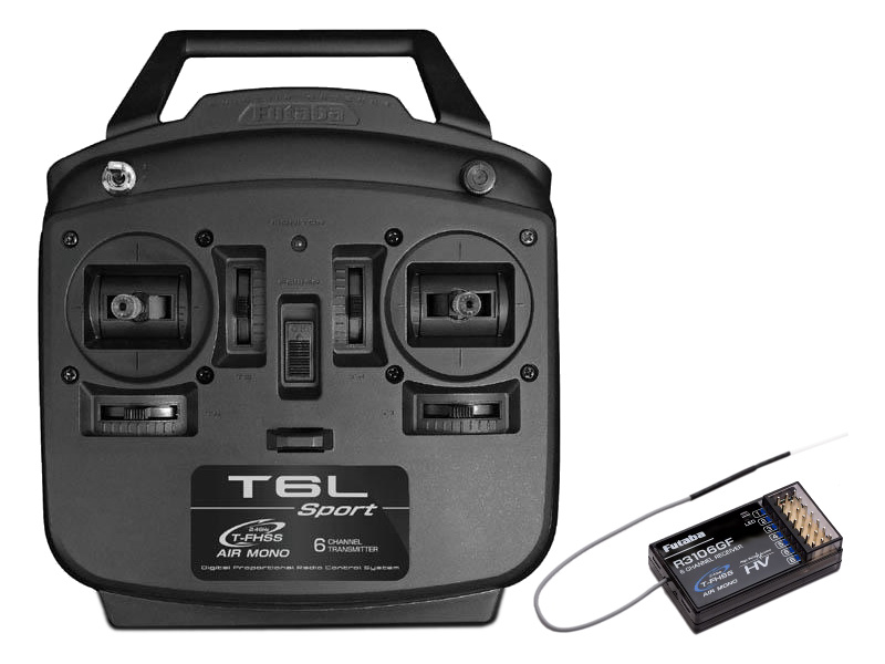 Levně Futaba 6L Sport, přijímač R3106GF 2,4 Ghz mode1