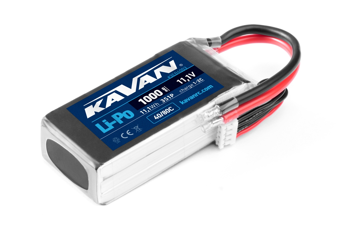 Levně Li-Pol 1000/3čl. 40C KAVAN Air pack (nahrazuje FOXY G3)