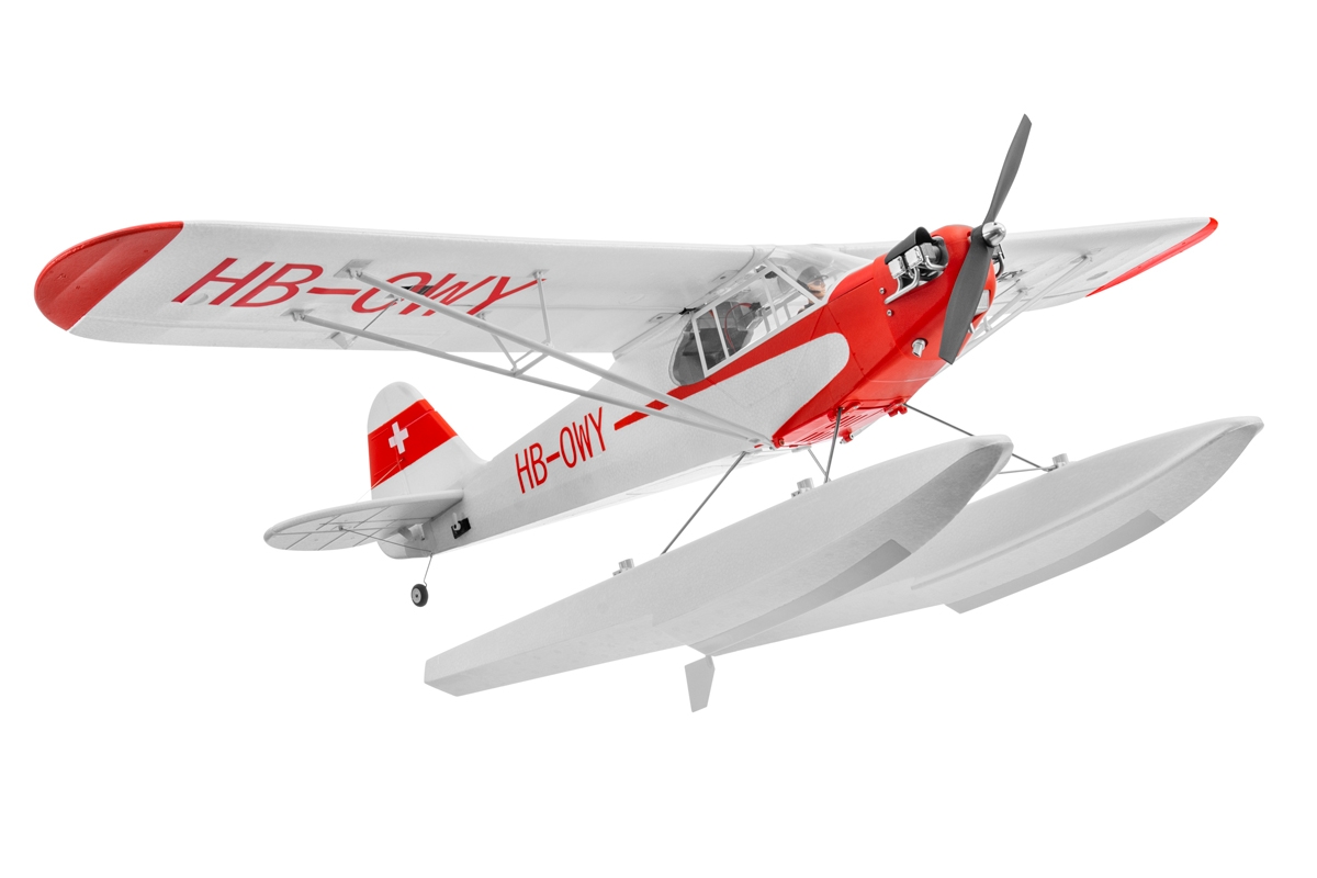 Levně PIPER J3 Cub V3 1400mm ARF s výbavou + plováky
