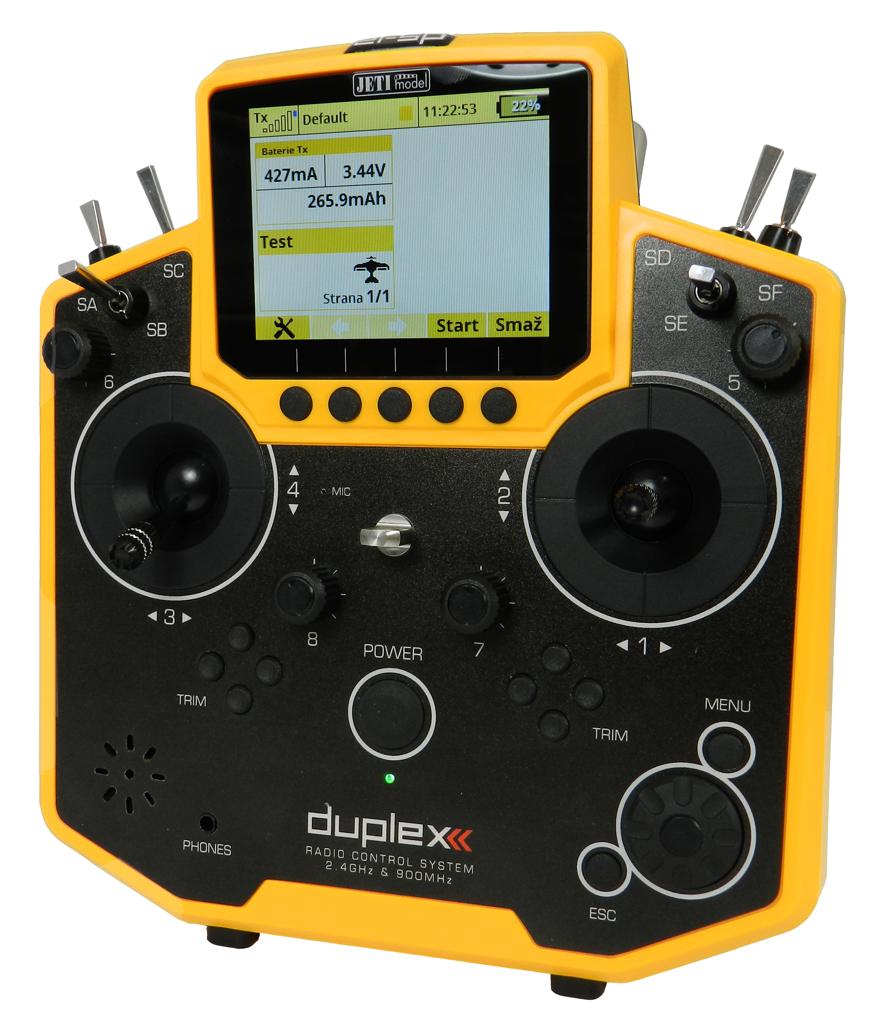 Levně DS-12 EX Multimod Jeti Duplex žlutá / yellow