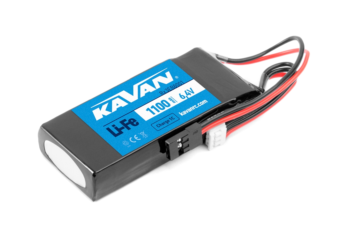 KAVAN Li-Fe 1100 mAh/6,4V RX přijímačová