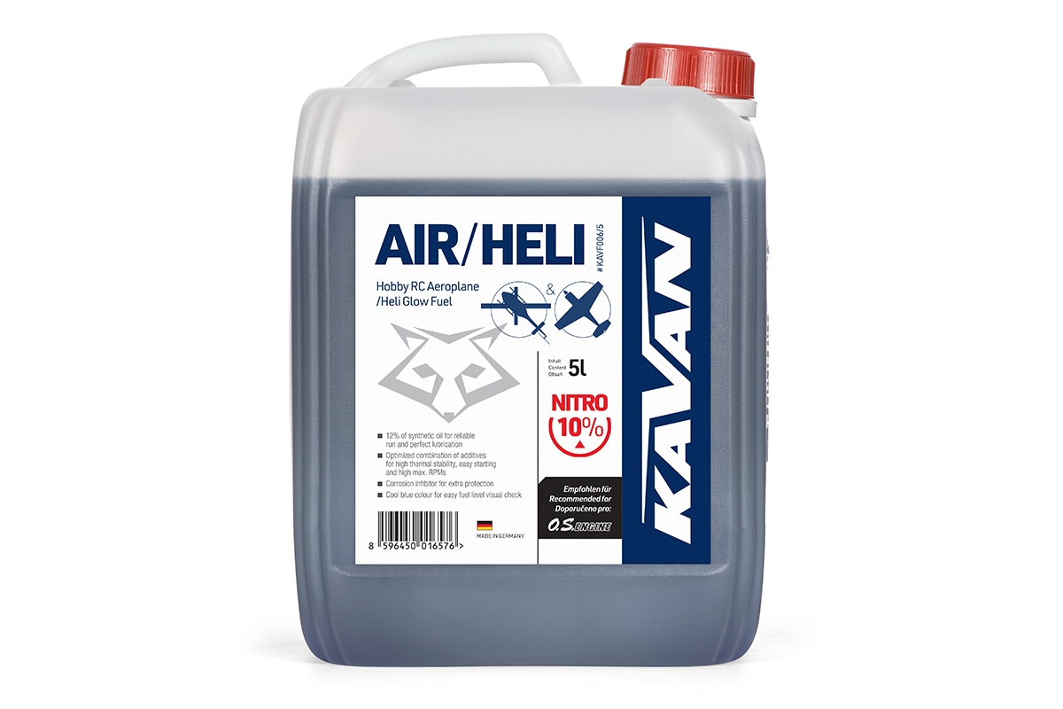 Palivo Kavan Air/Heli 10% nitro 5l