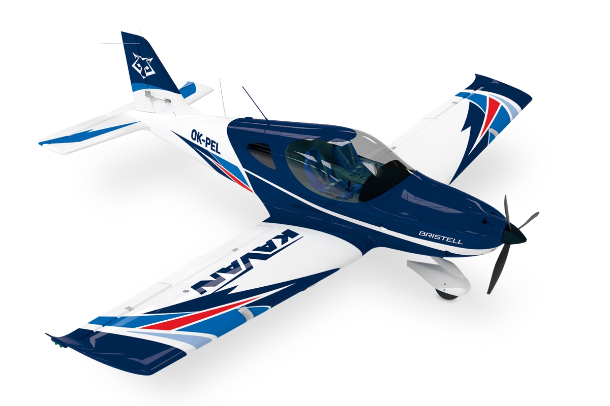 KAVAN Bristell B23 1600 mm ARF - modrá