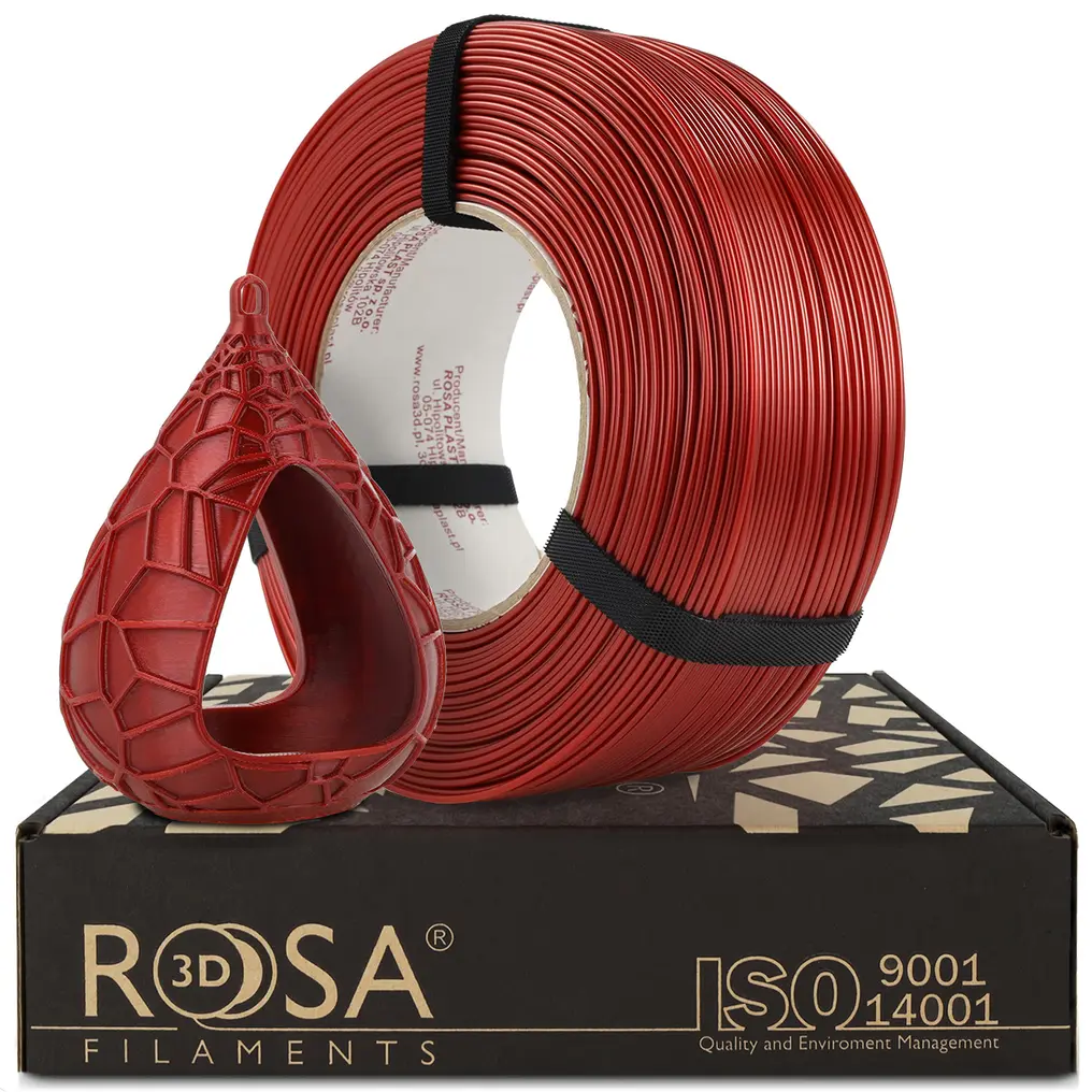 ROSA PET-G Standard ReFill Červená "Burgundy"