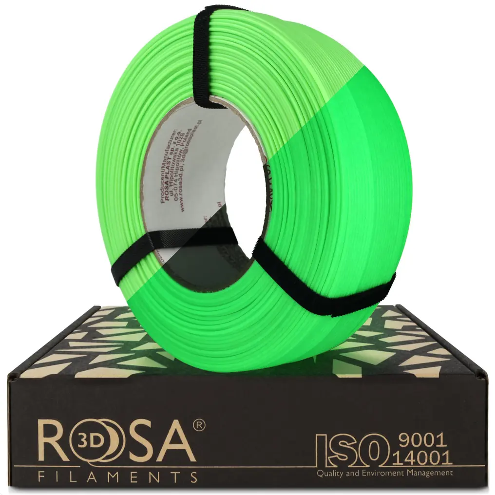 ROSA PLA ReFill Neonová Zelená Svítící