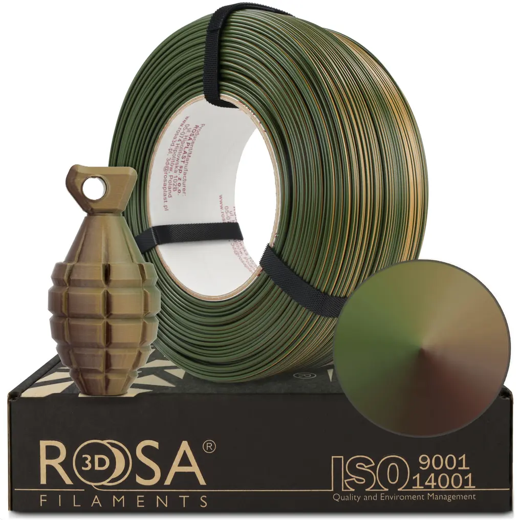 ROSA PET-G Magic ReFill Army zelená