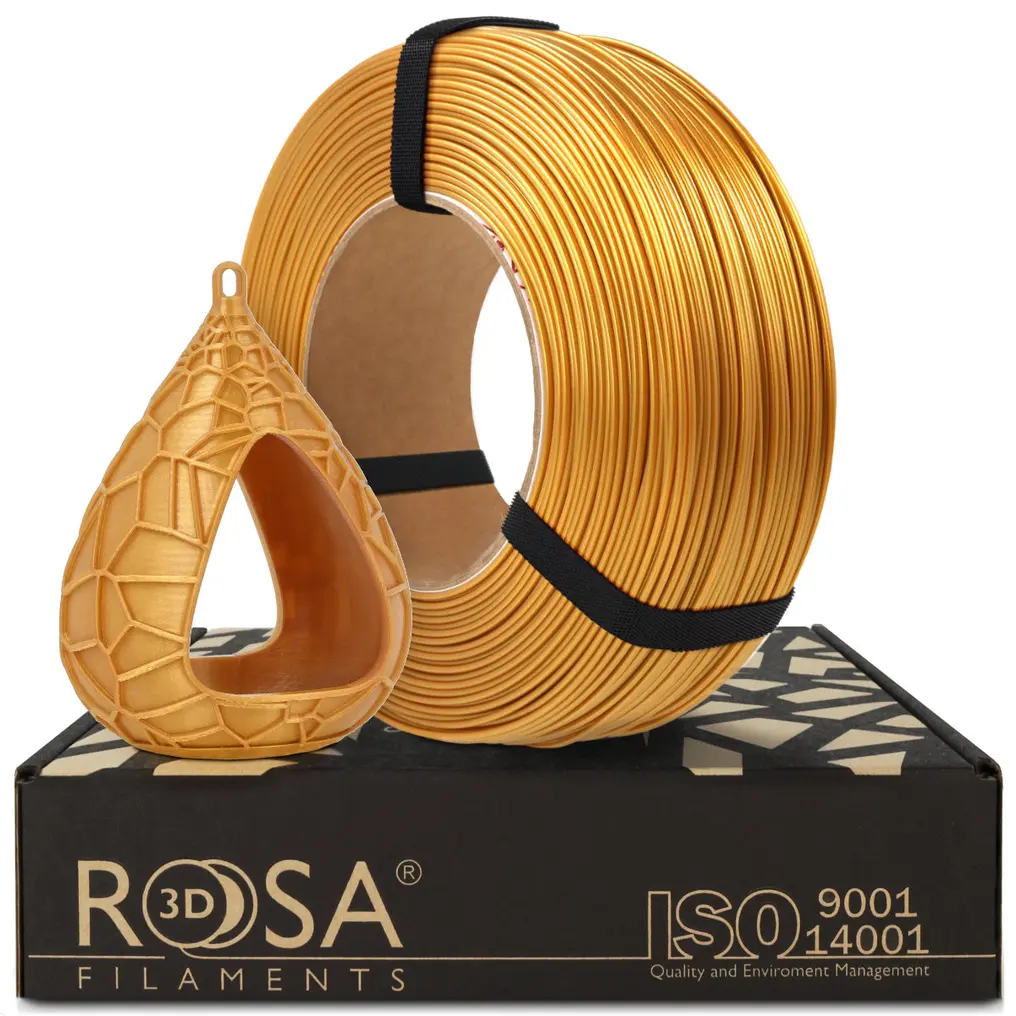 ROSA PET-G Standard ReFill Zlatá "Metalická"