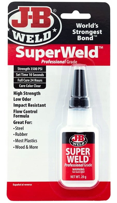 J-B WELD SuperWeld Professional silné vteřinové lepidlo 20g