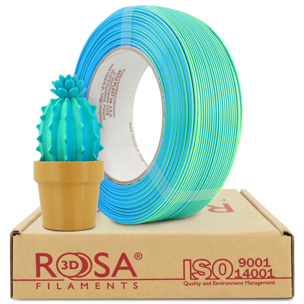 ROSA PLA ReFill Magic Neon Blue Lagoon 0,5 Kg