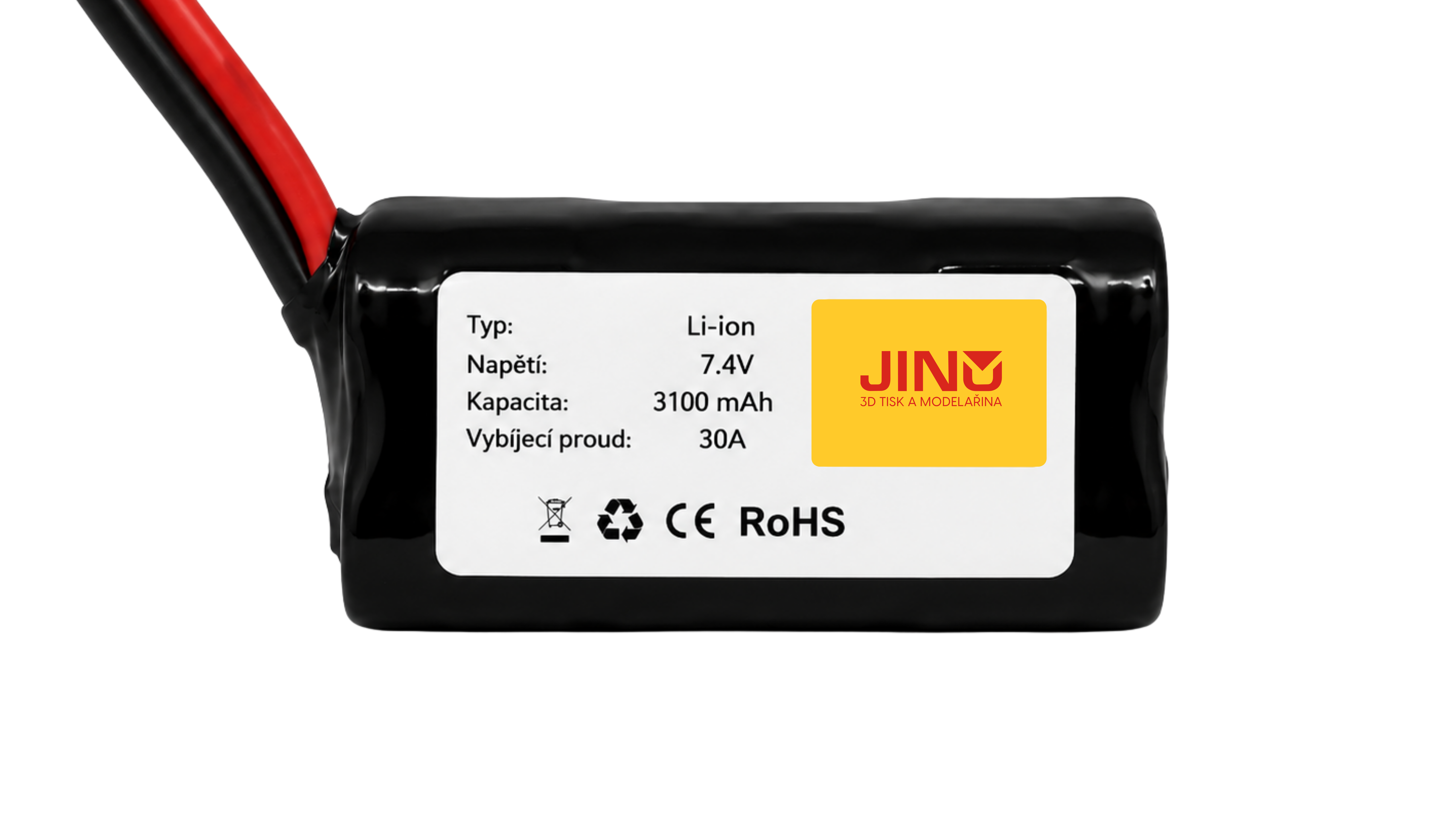 Levně JINO Li-lon 2S1P 7,4 V 3100 mAh 30 A