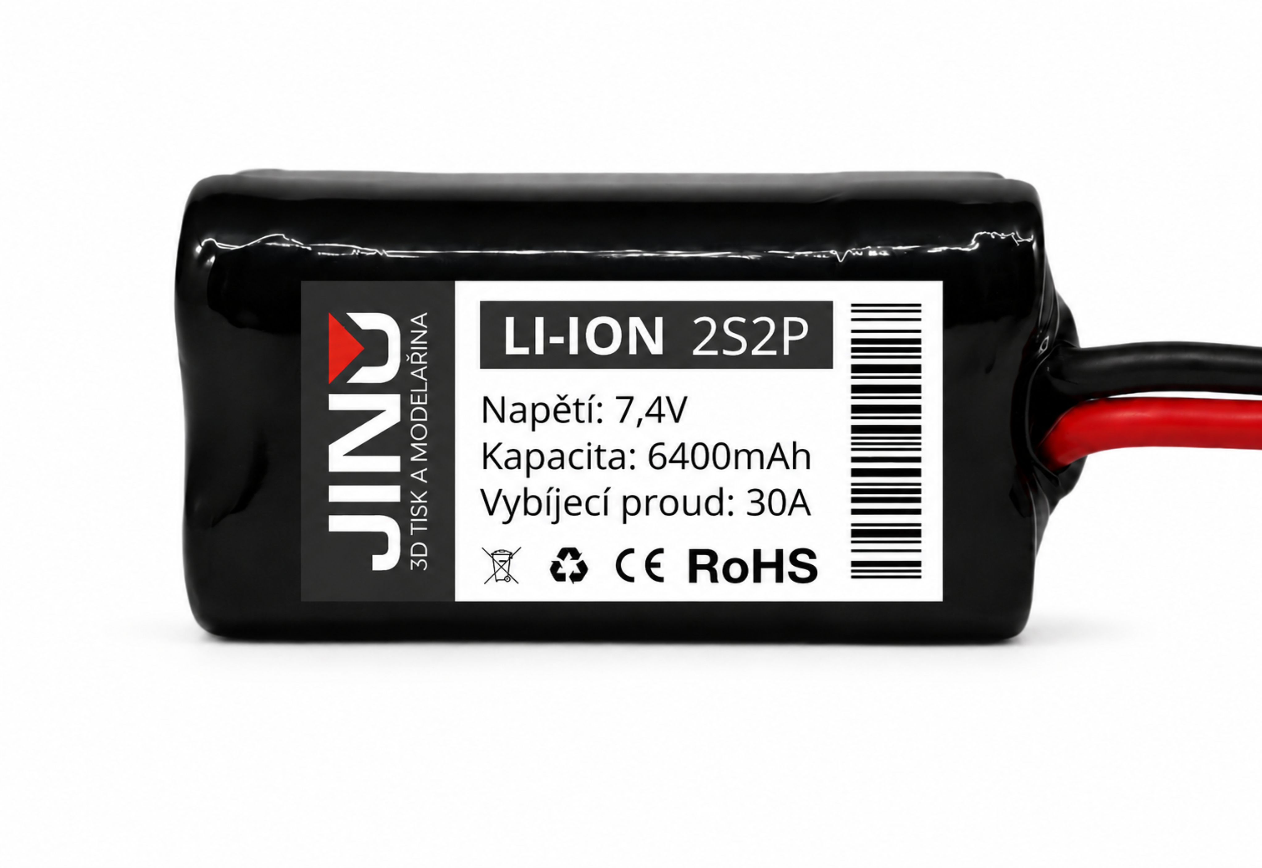 JINO Li-lon 2S2P 7,4 V 6400 mAh 30 A