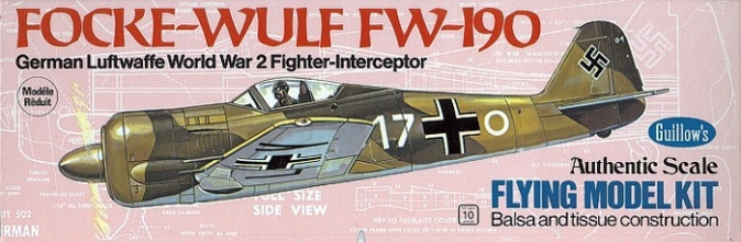 Focke Wulf 190 419 mm Guillow