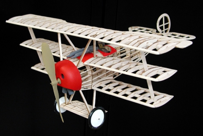 Levně Fokker Dr. I Dreidecker 610 mm Guillow