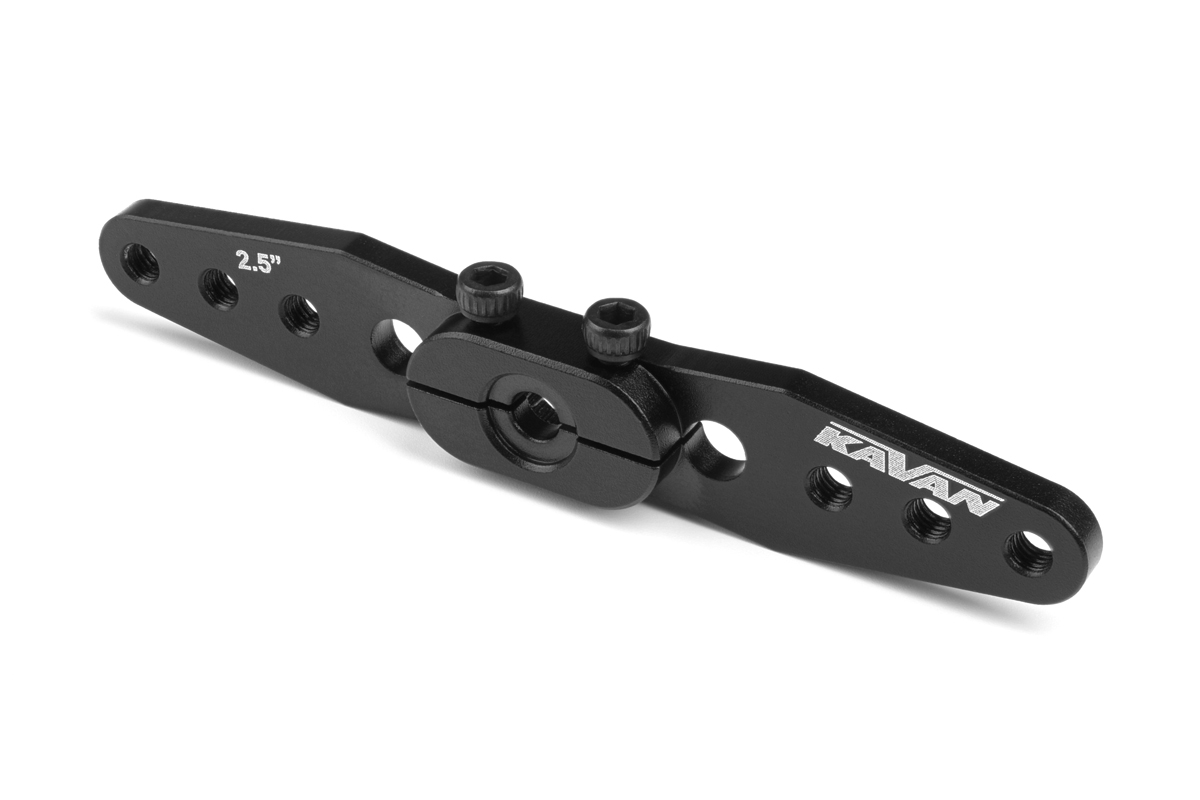 Servo páka 64mm oboustranná 25z černá