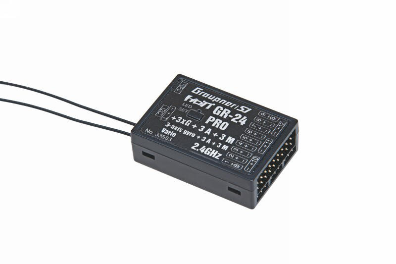 GR-24 PRO+3xG+3A+3M+Vario přijímač HoTT 33583